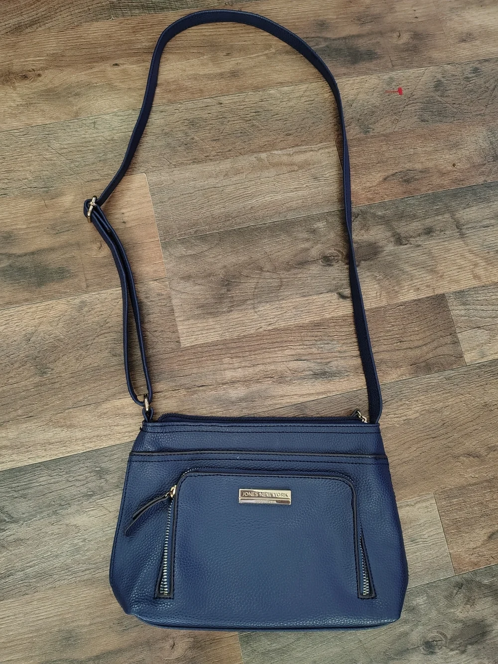 Jones New York Navy Crossbody Bag